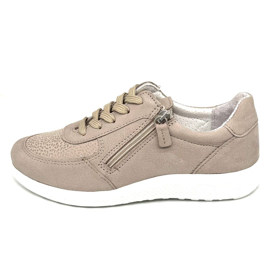 Damen Sneakers Schnürer Halbschuh Beige von Turm 17904
