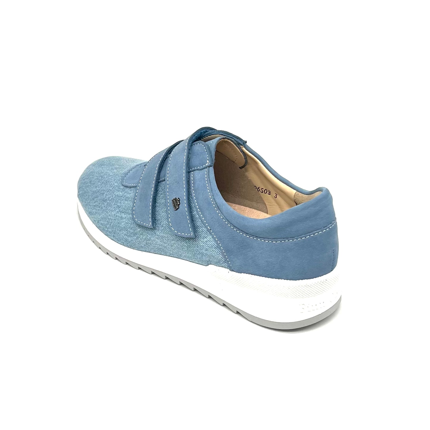 Damen Klett Halbschuh Sneakers Blau von Finn Comfort 17810