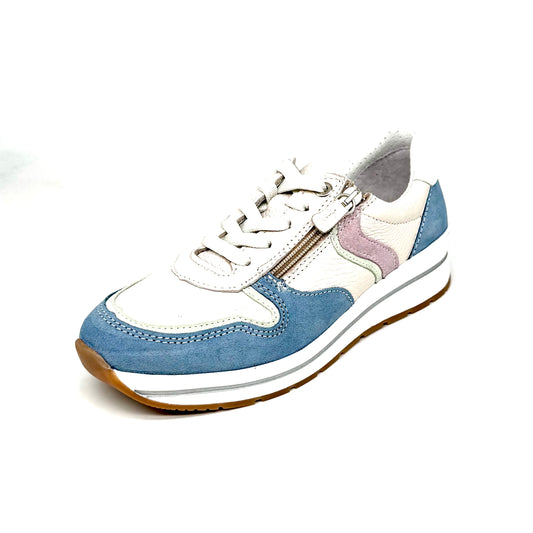 Damen Sneakers Schnürer Halbschuh Beige von Turm 17905