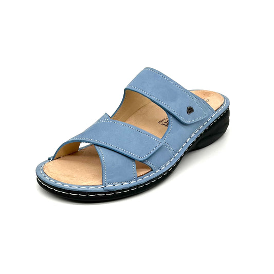 Damen Klett Pantolette Blau von Finn Comfort 17815