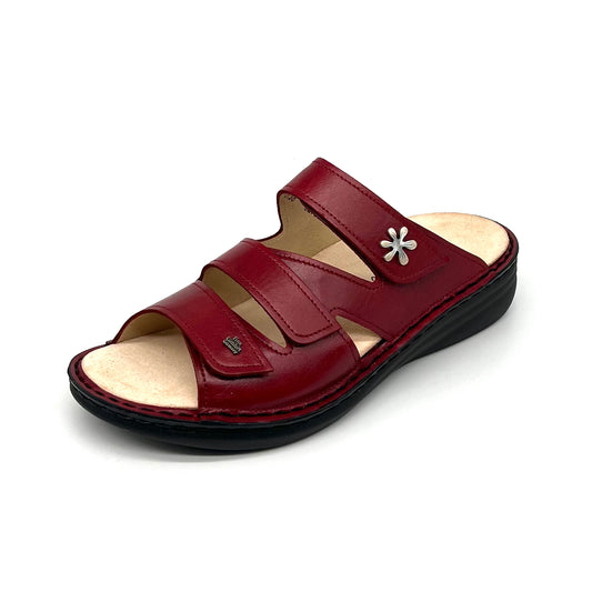 Damen Klett Pantolette Rot von Finn Comfort 17780