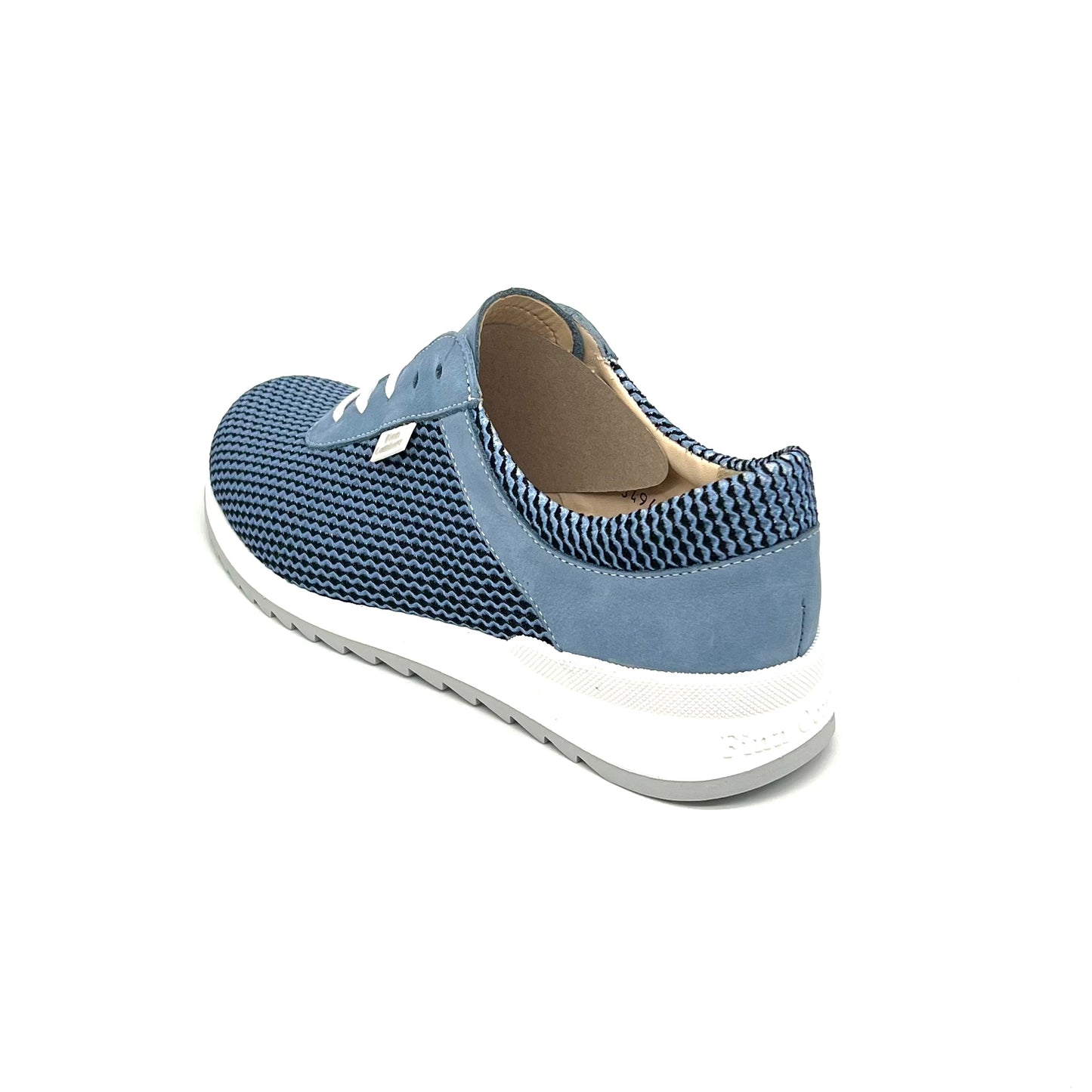 Damen Schnürer Halbschuh Sneakers Blau von Finn Comfort 17809