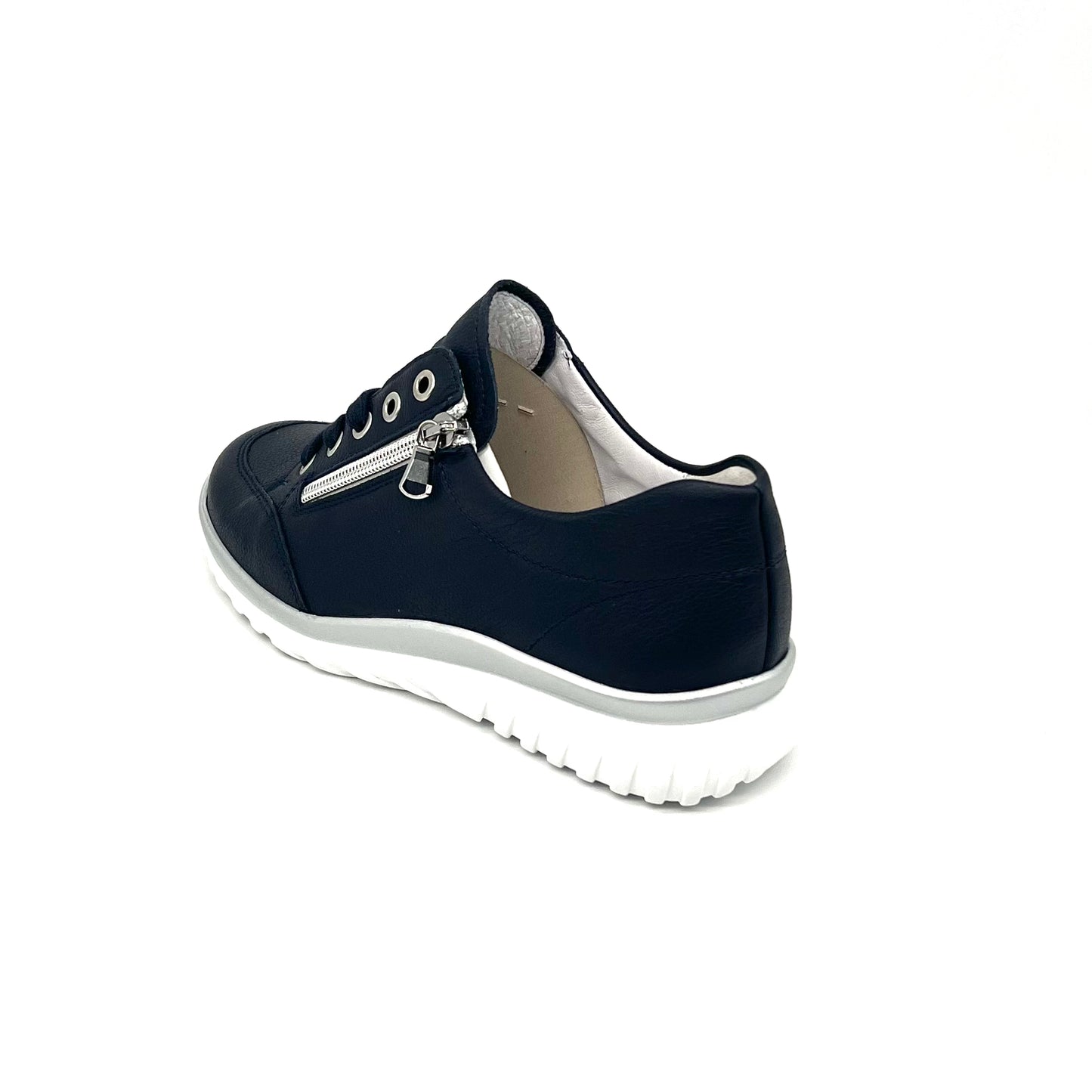 Damen Schnürer Halbschuh Sneakers Blau von Semler 17822