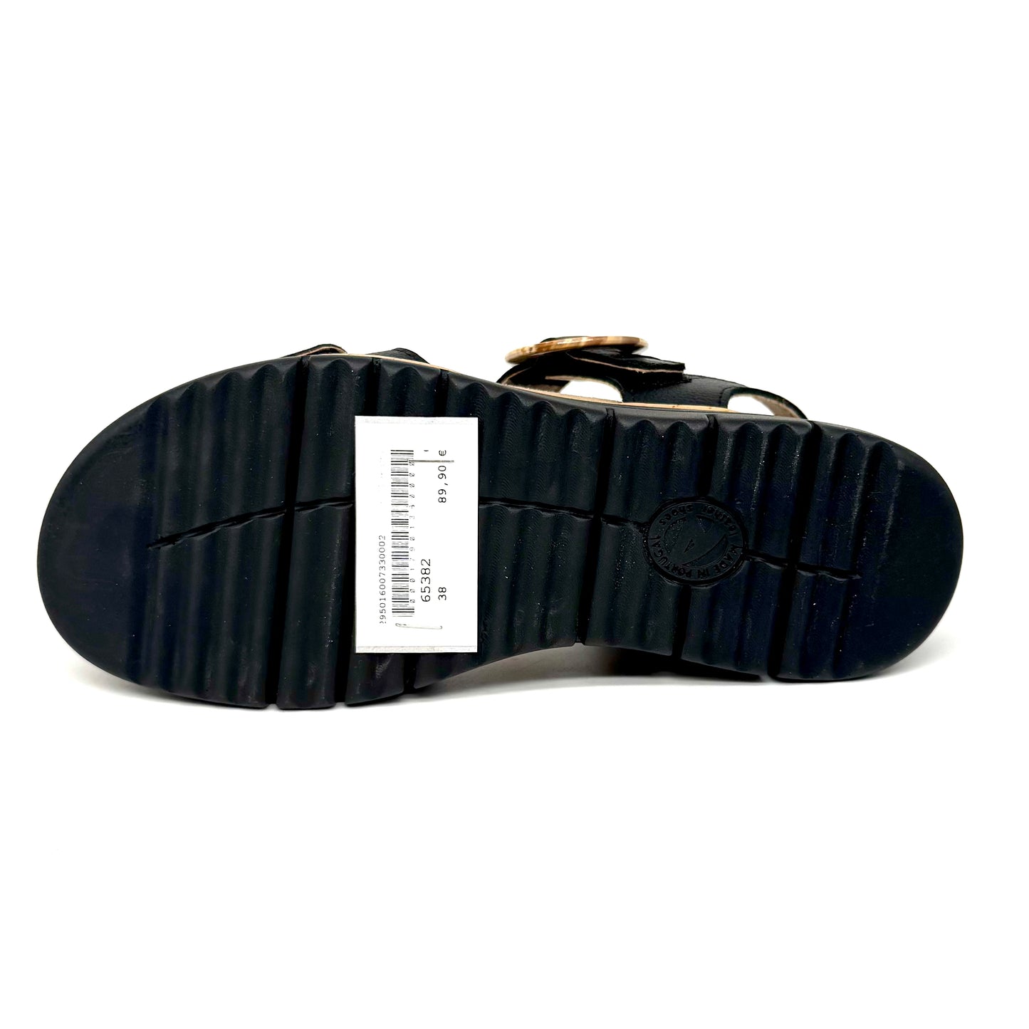 Damen Klett Sandalette Schwarz von Turm 17901