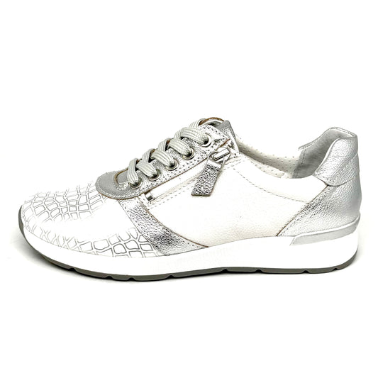 Damen Sneakers Schnürer Halbschuh Beige von Turm 17903