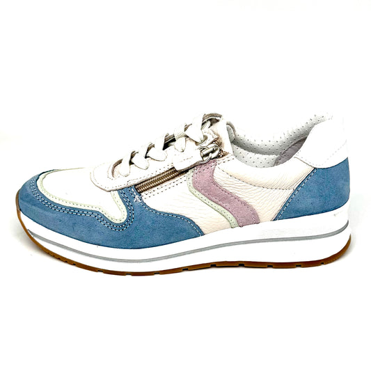 Damen Sneakers Schnürer Halbschuh Beige von Turm 17905