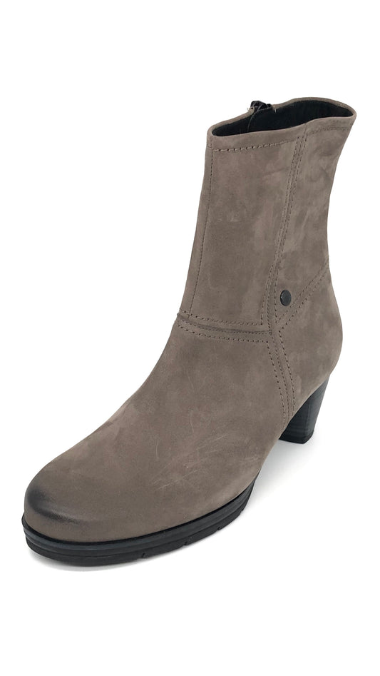 Damen Reissverschluss Stiefel Warmfutter Braun Semler 11264