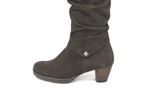 Damen Reissverschluss Stiefel Thermofutter Braun Semler 11262