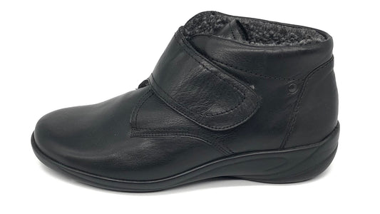 Damen Klett Stiefel Warmfutter Schwarz Semler 16246