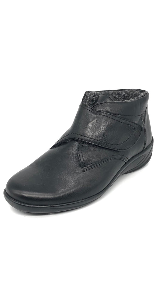 Damen Klett Stiefel Warmfutter Schwarz Semler 16246