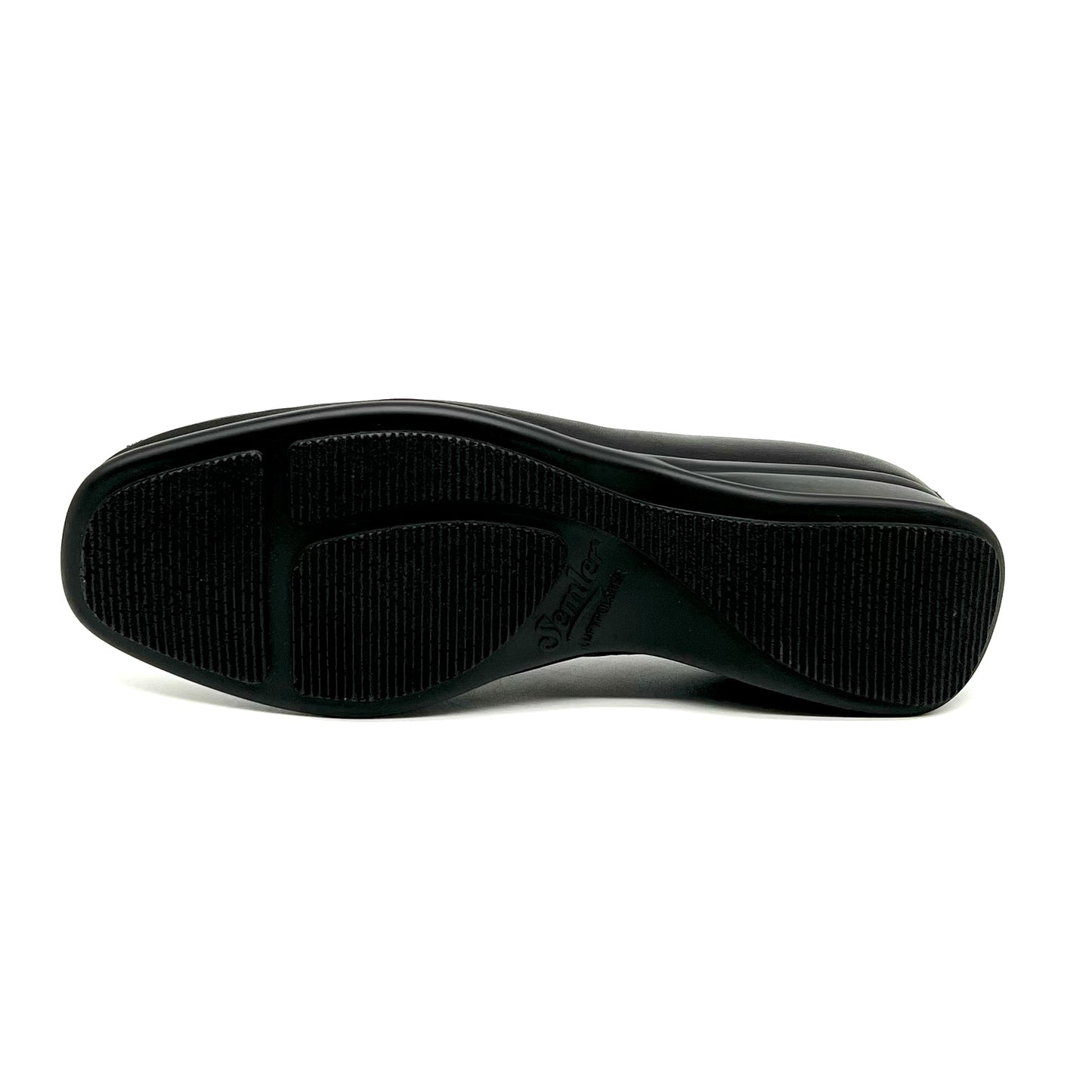 Damen Komfort Slipper Schwarz von Semler 11724