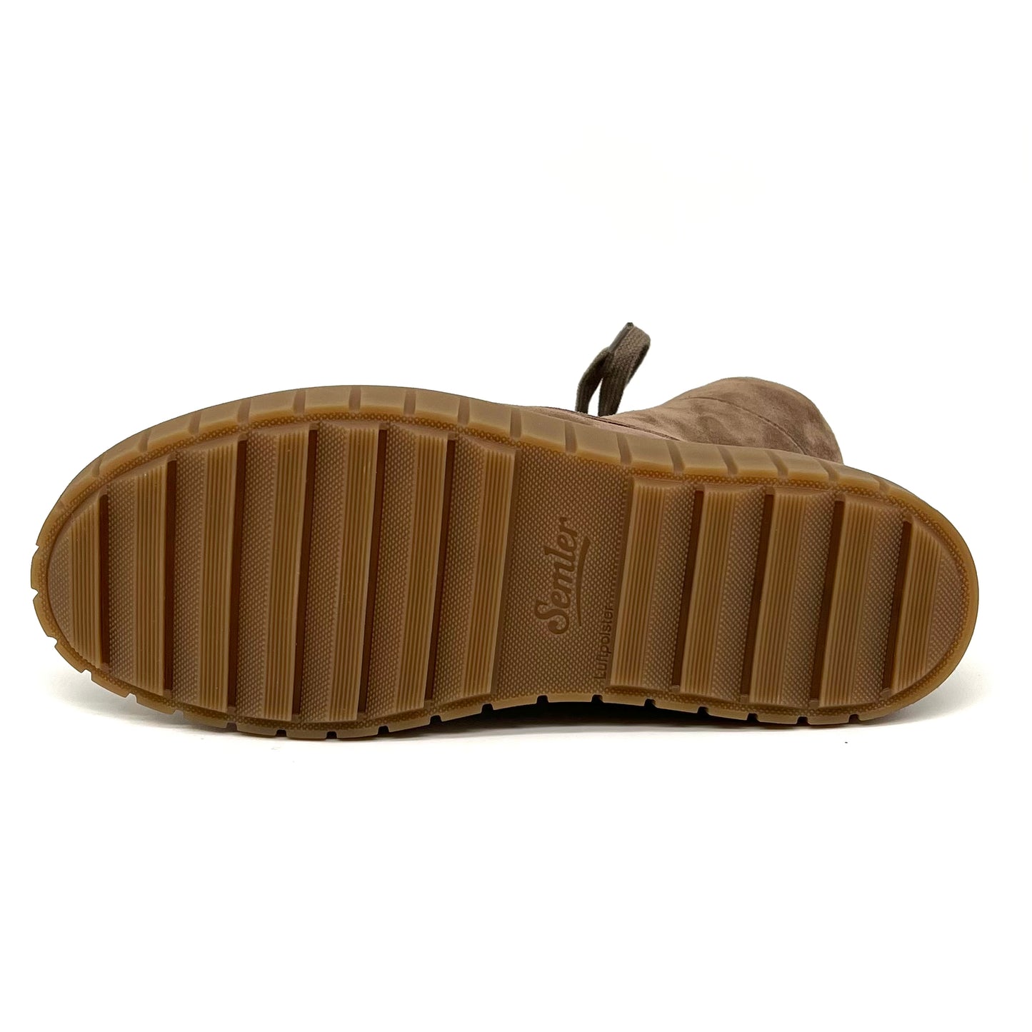Damen Komfort Stiefel Schnürer Taupe von Semler 17608