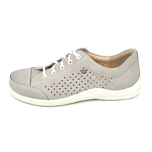 Damen Schnürer Halbschuh Grau Finn Comfort 16125