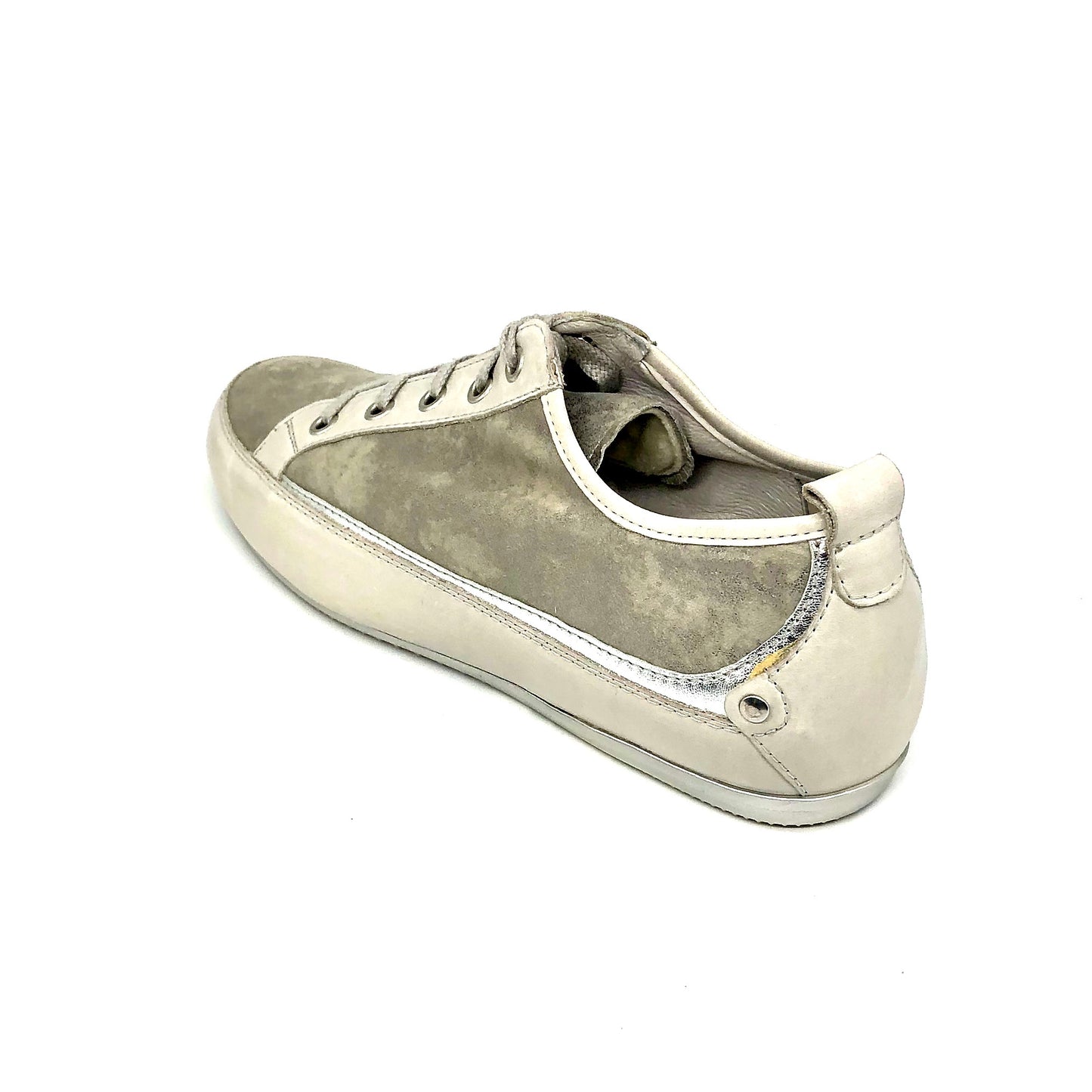 Damen Komfort Schnürer Beige Semler 16078