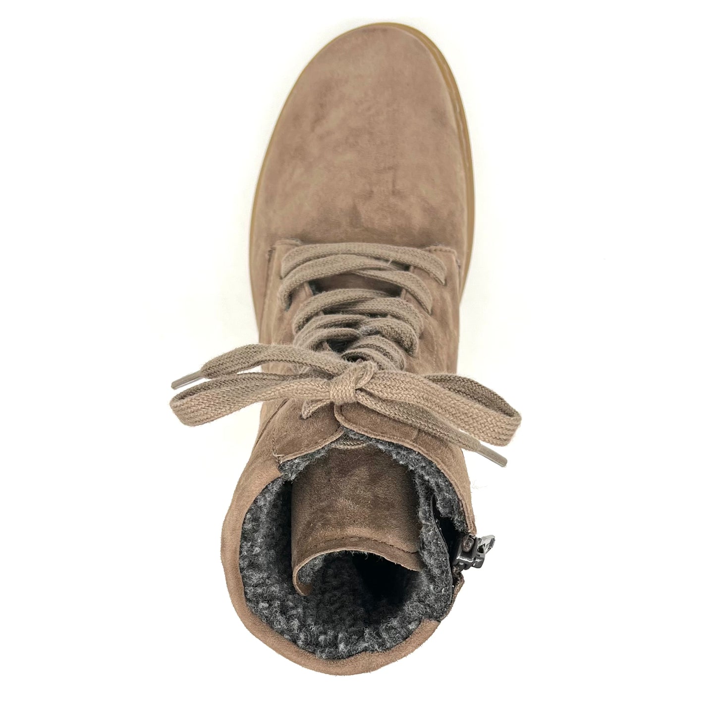 Damen Komfort Stiefel Schnürer Taupe von Semler 17608