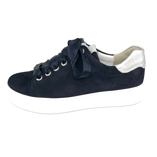 Damen Komfortschnürer Dunkelbau Semler 17208