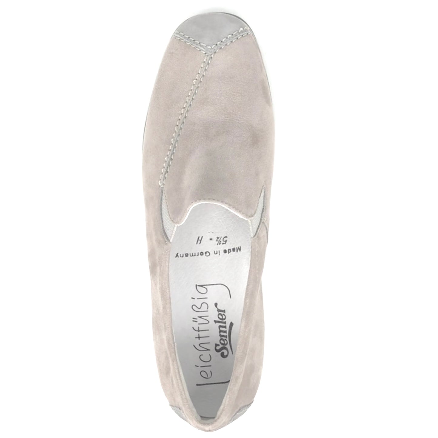 Damen Komfortslipper Panna-Stein von Semler 16958