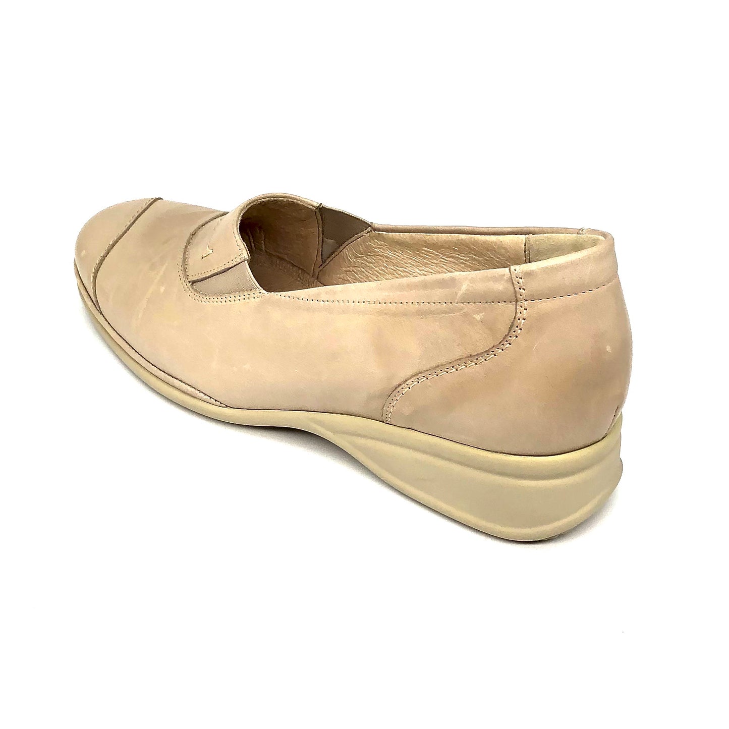 Damen Komfort Slipper Beige von Semler 11568