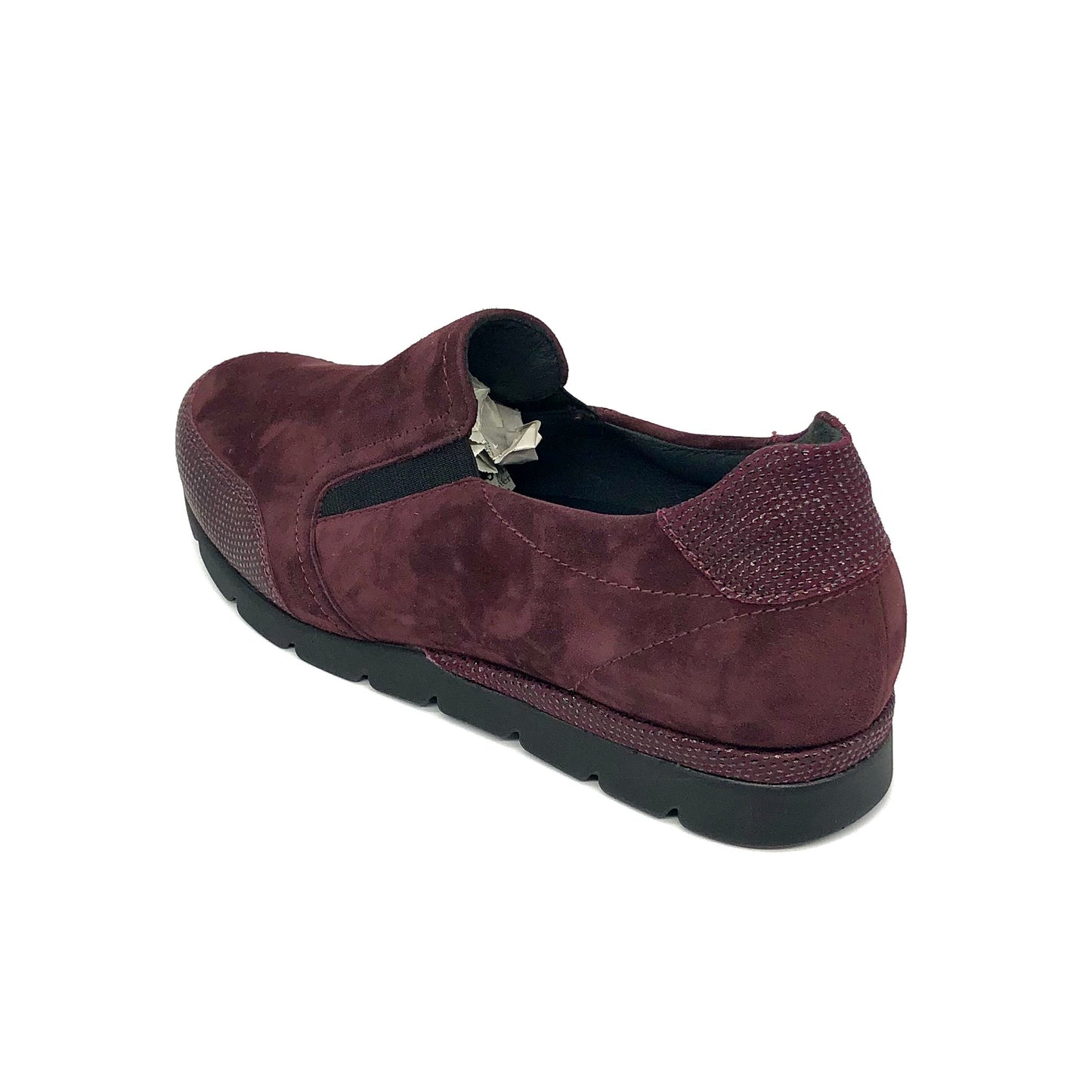 Damen Komfort Slipper Bordo von Semler 16486