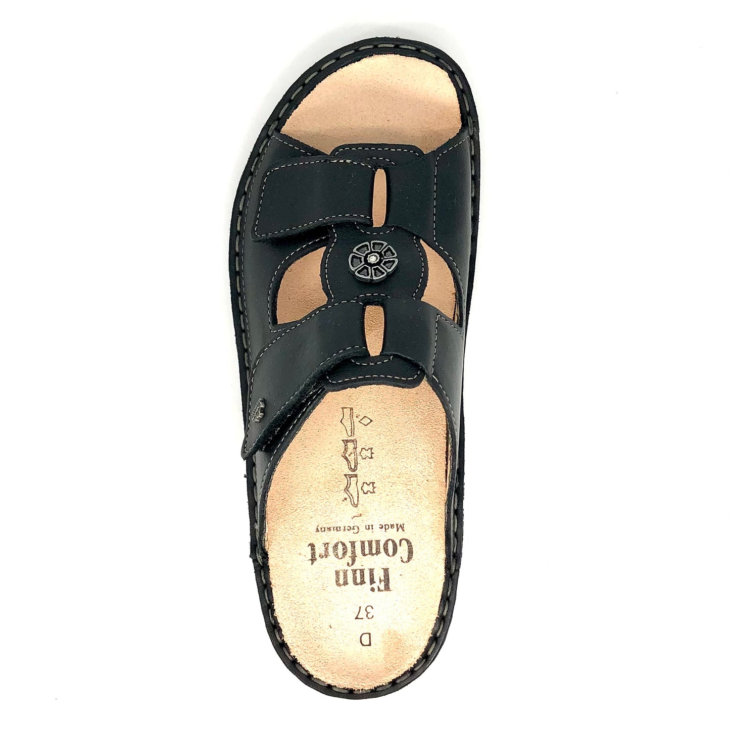 Damen Pantolette Schwarz von Finn Comfort 8866