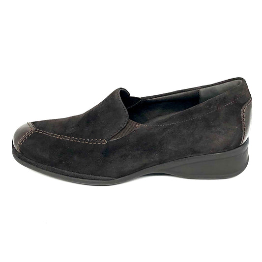 Damen Komfort Slipper Braun von Semler 15984