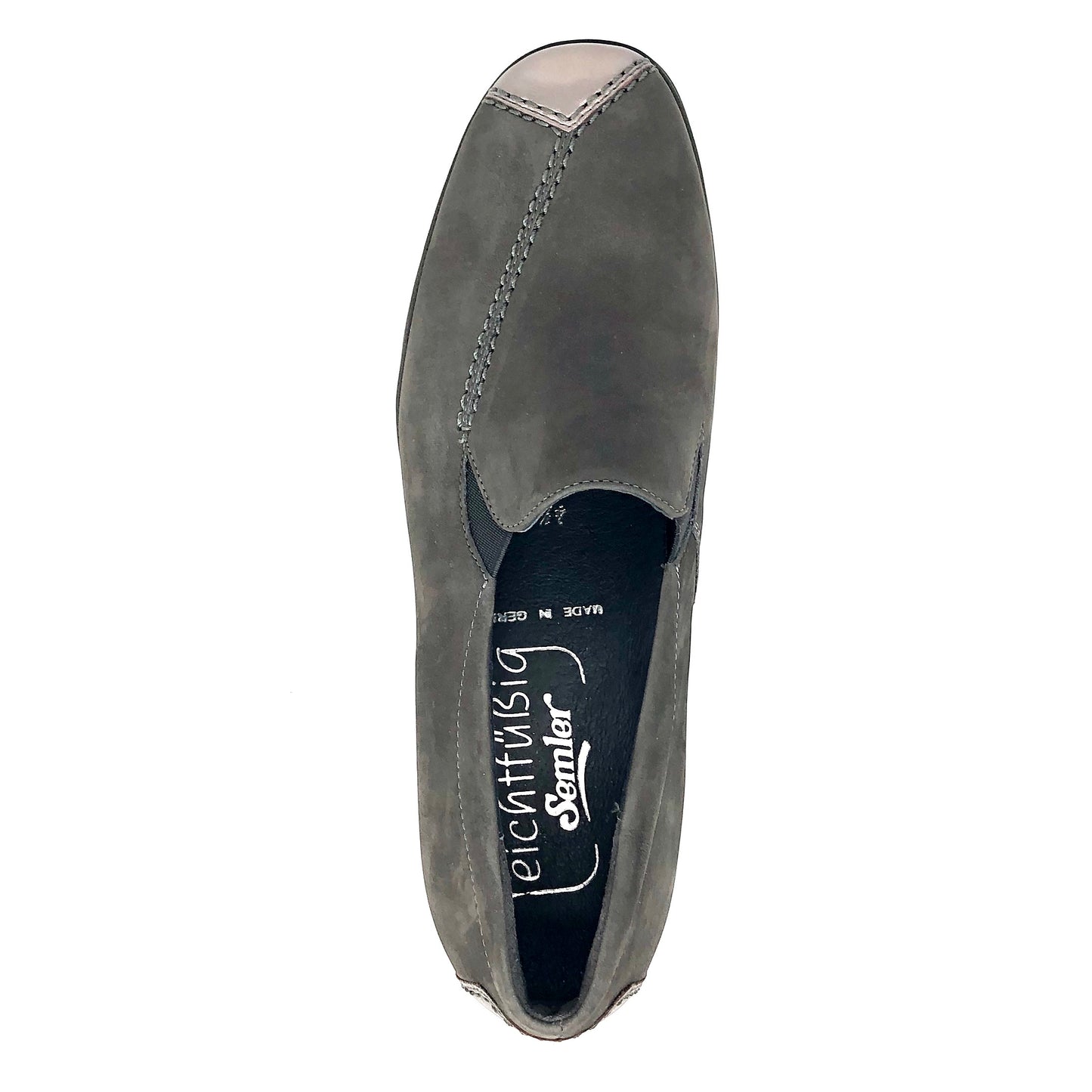 Damen Komfort Slipper Braun von Semler 11233