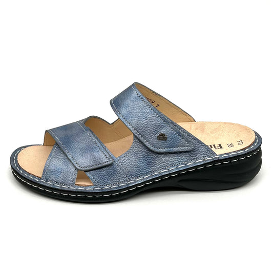 Damen Klett Pantolette Blau von Finn Comfort 17743