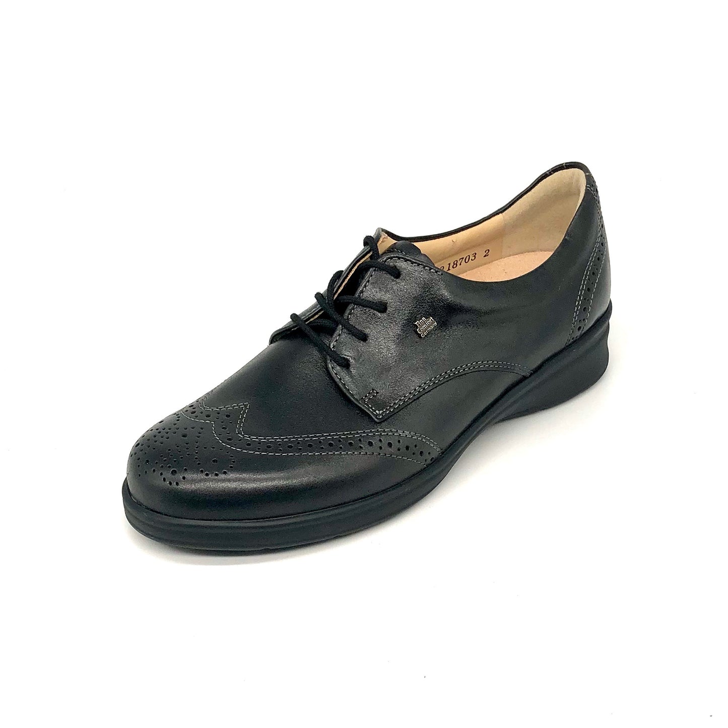 Damen Schnürer City Schwarz Finn Comfort 11745
