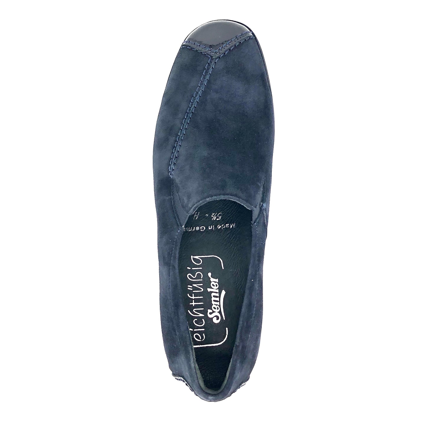 Damen Komfort Slipper Dunkelblau von Semler 16954
