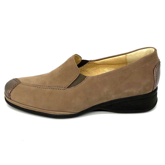 Damen Komfort Slipper Braun von Semler 15539