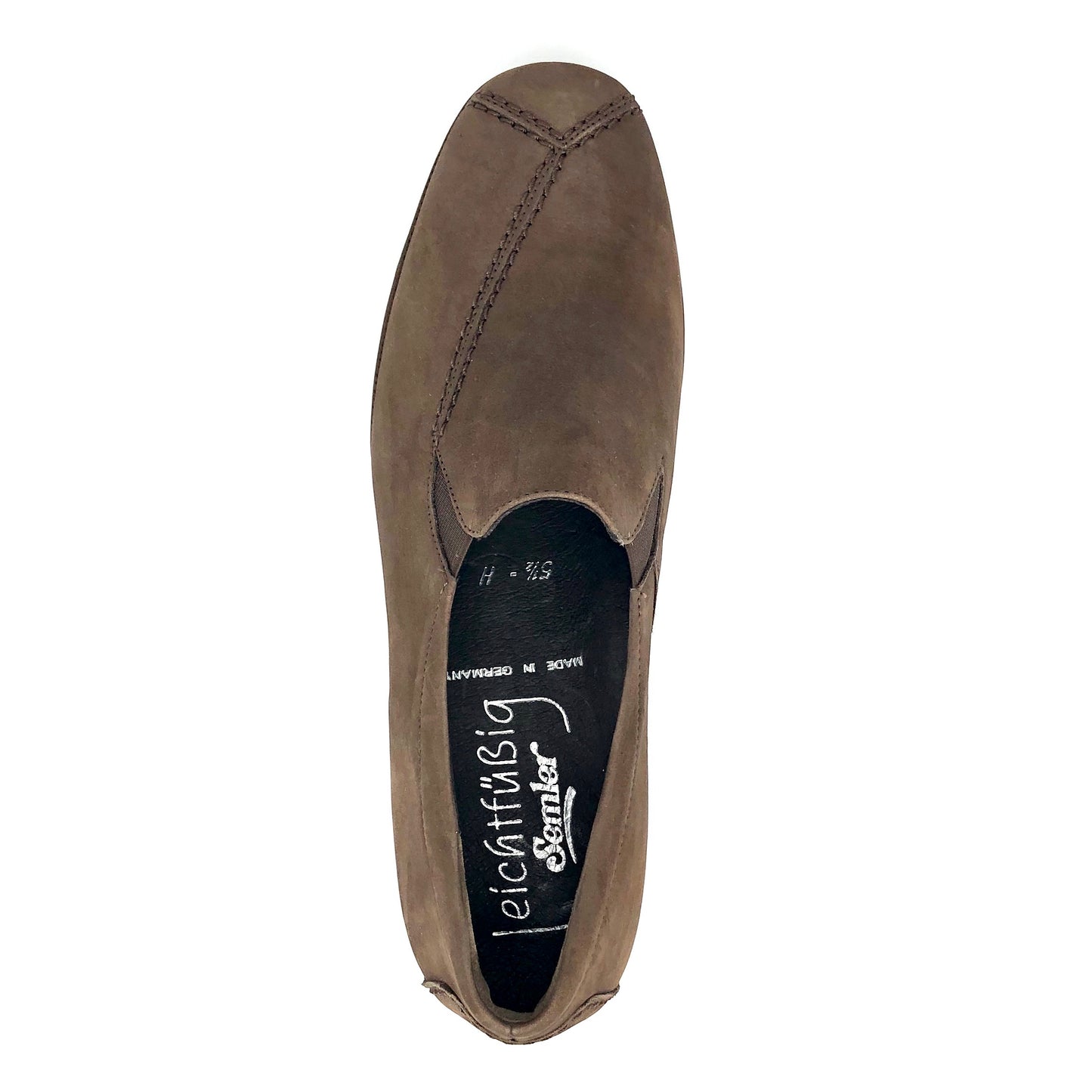 Damen Komfort Slipper Braun von Semler 11716