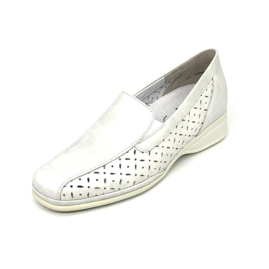 Damen Komfort Slipper Off White von Semler 16627