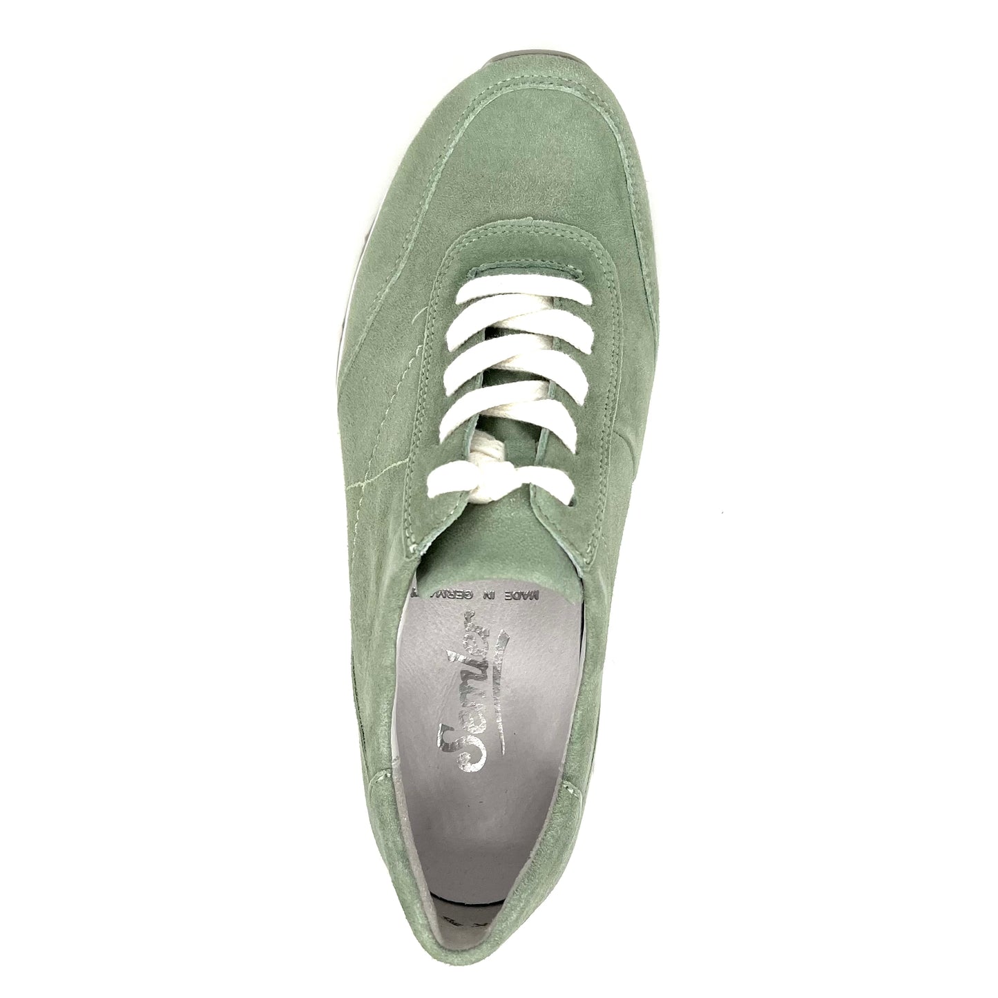 Damen Schnürer Halbschuh Sneakers Grün von Semler 17688