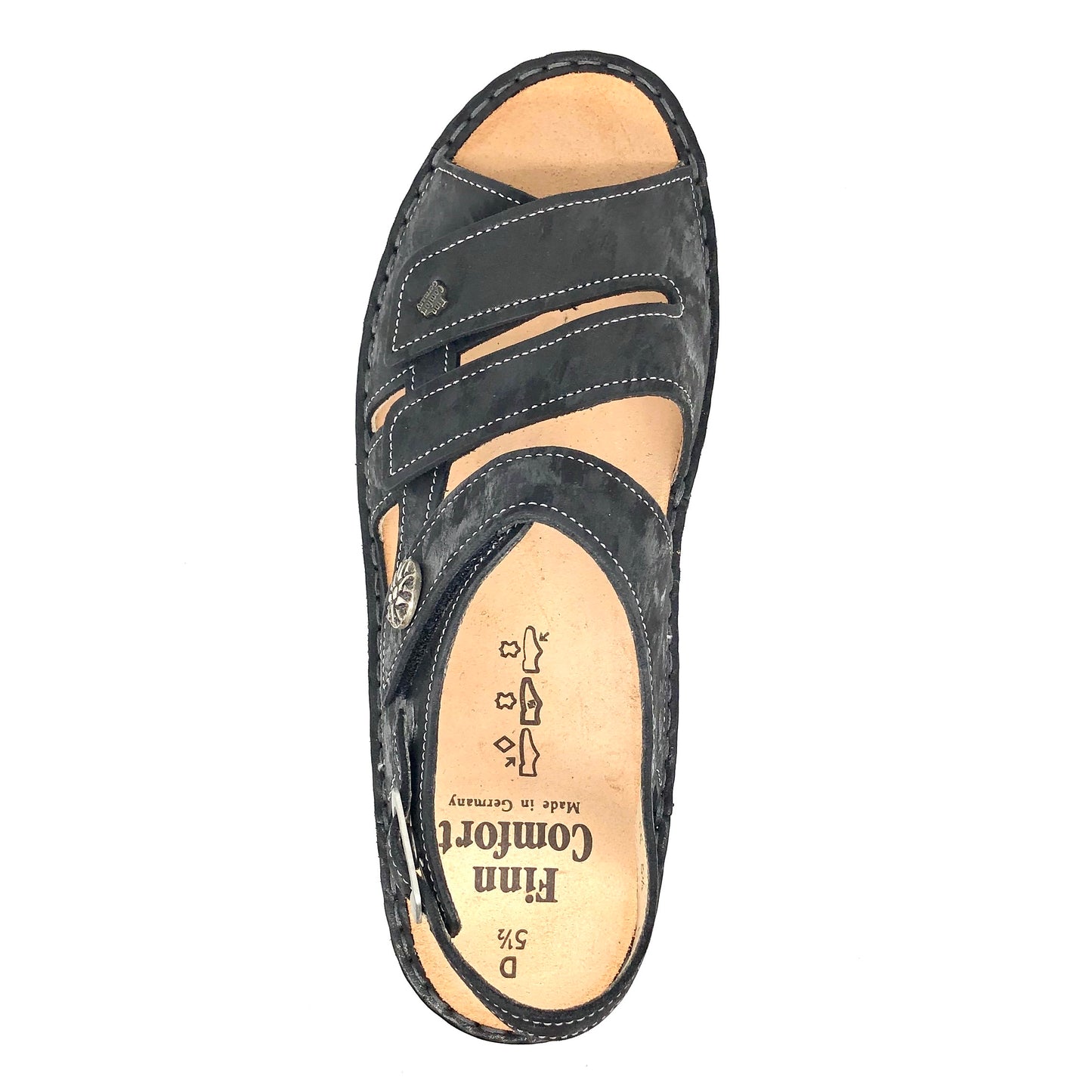 Sandalette schwarz von Finn Comfort 16970