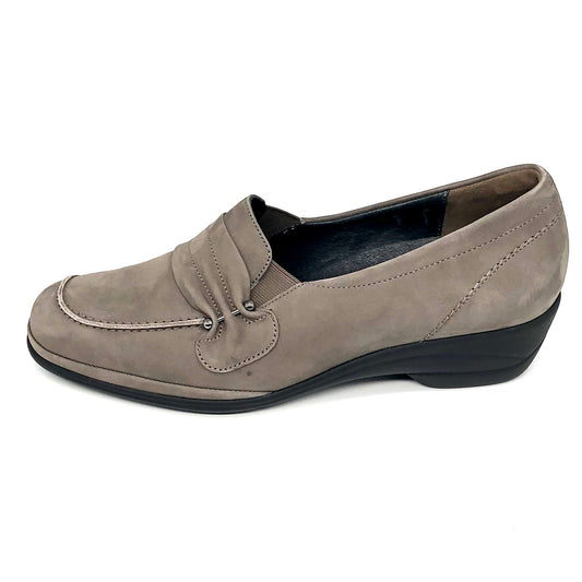 Damen Komfort Slipper Taupe von Semler 11349