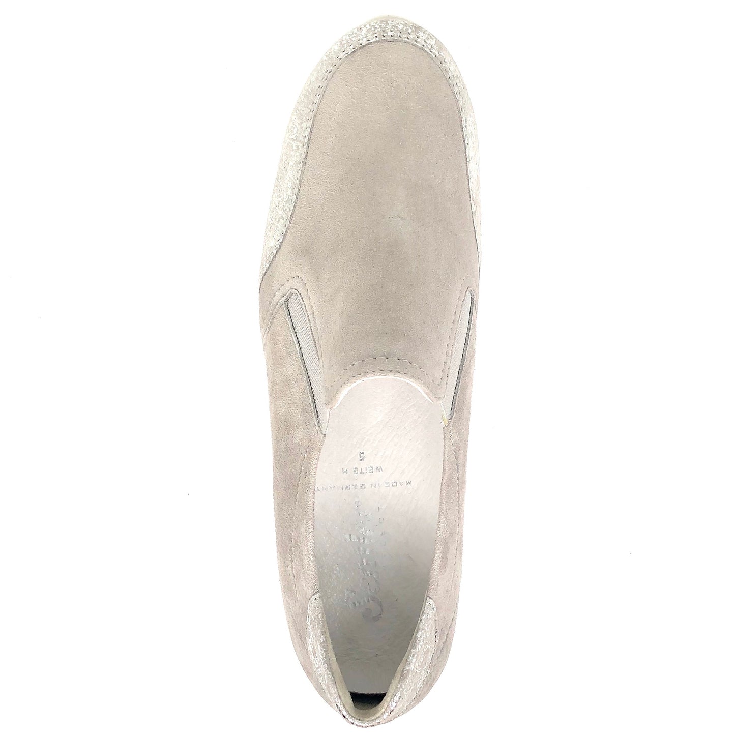 Damen Komfort Slipper Beige von Semler 16424