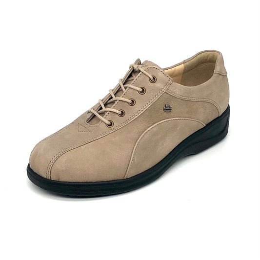 Damen Schnürer Halbschuh Taupe Finn Comfort 10773