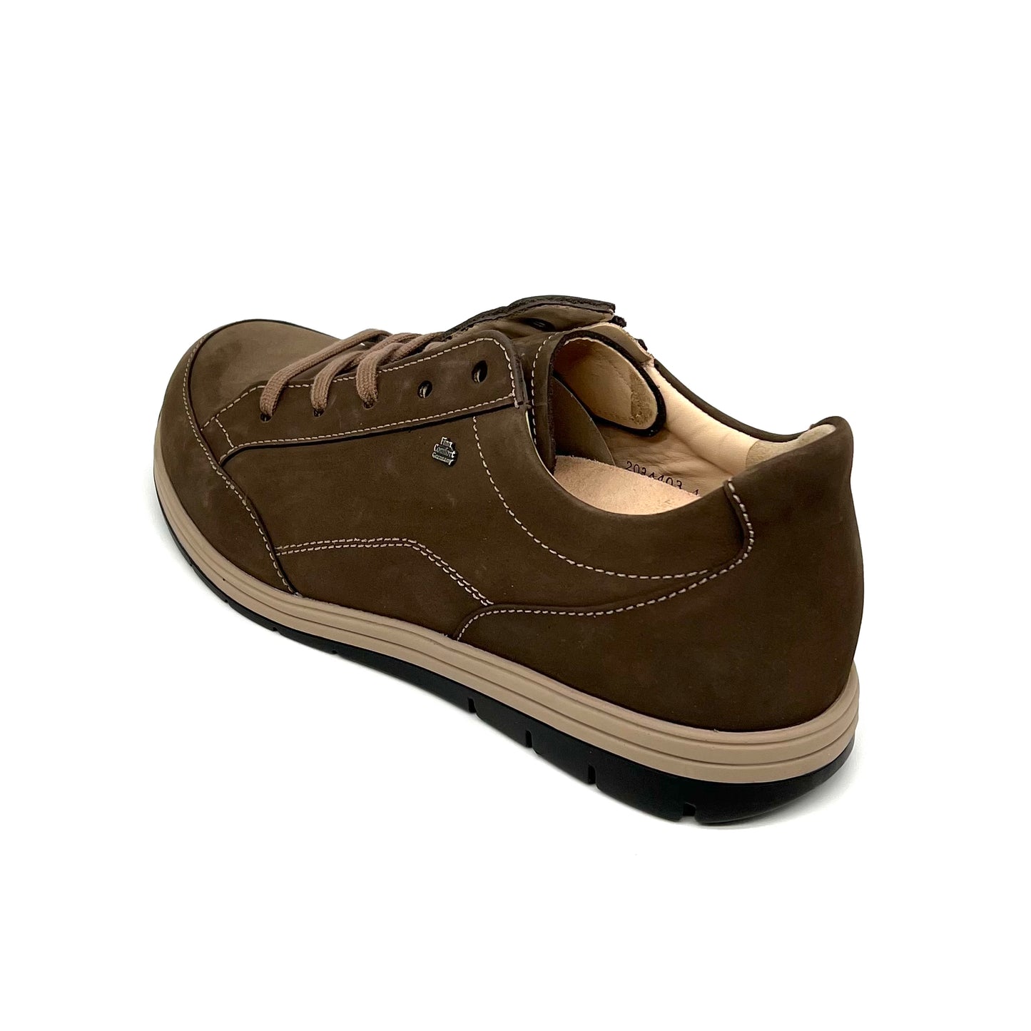 Herren Schnürer Halbschuh Sneakers Braun von Finn Comfort 17494