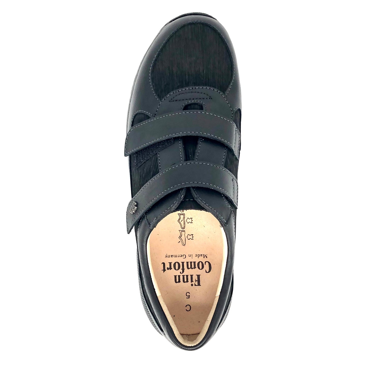 Damen Klett Halbschuh schwarz Finn Comfort 16810