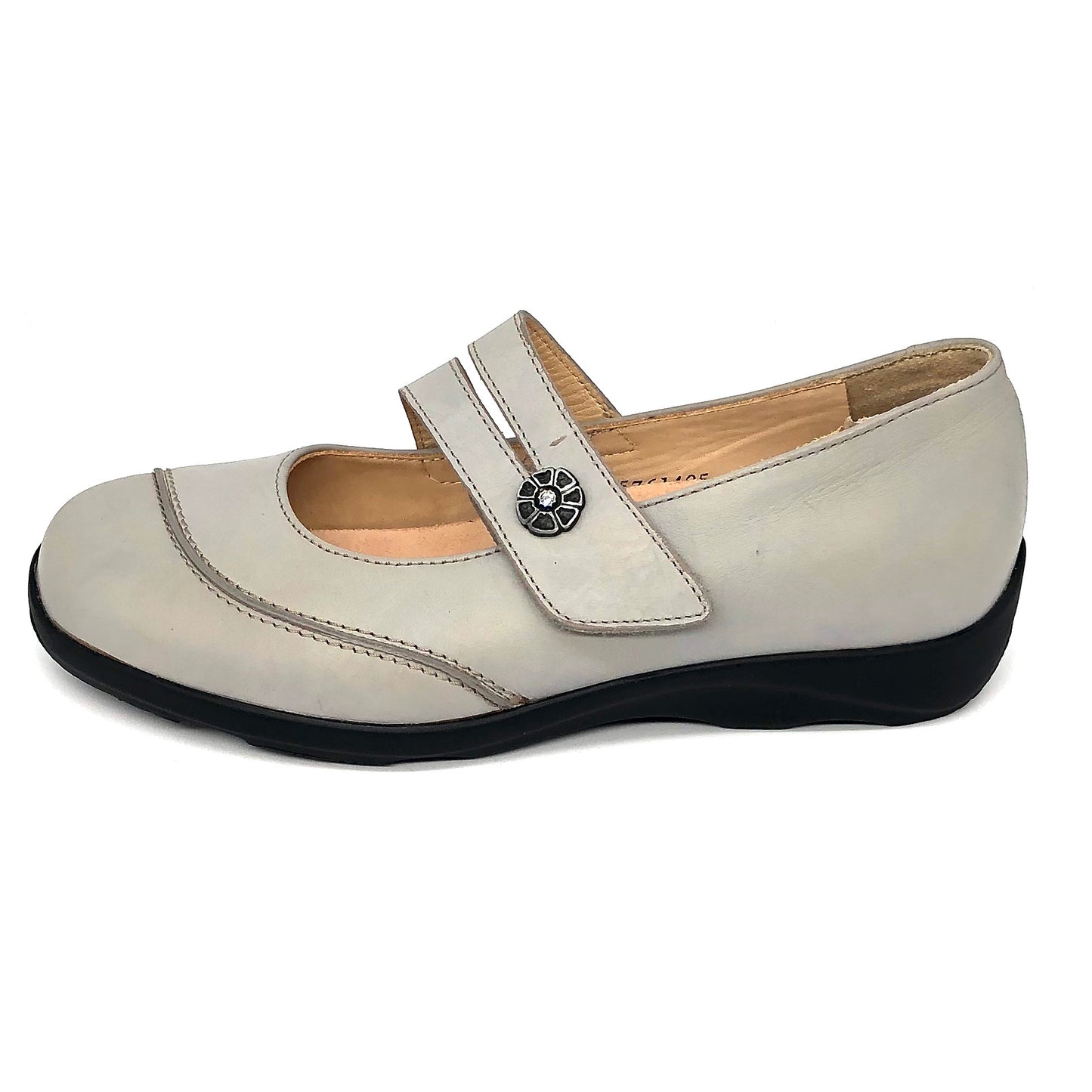 Damen Klettballerina Grau von Finn Comfort 16123