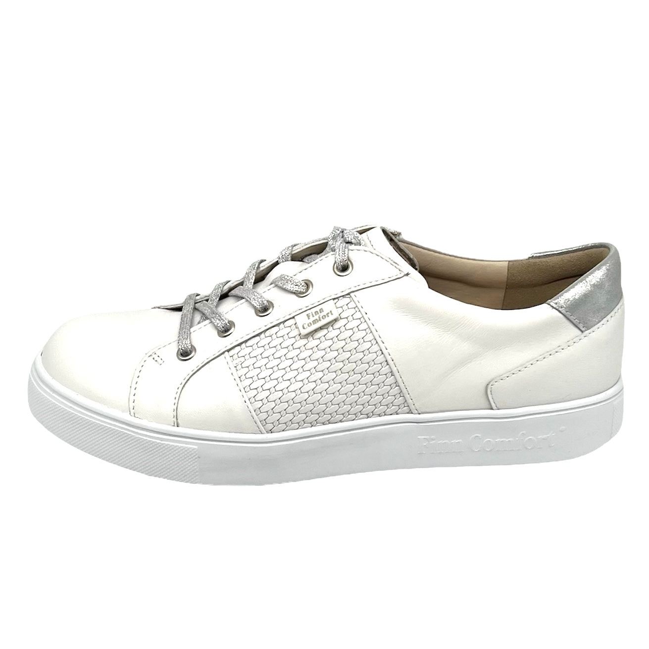 Damen Komfort Schnürer Sneakers Weiss von Finn Comfort 17499