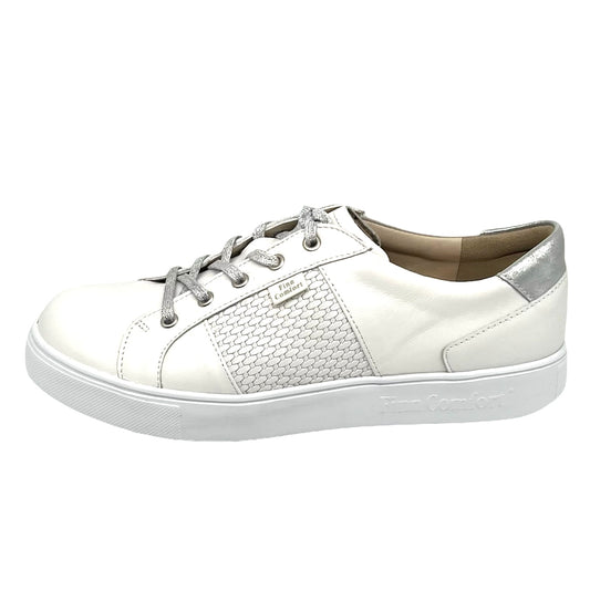 Damen Komfort Schnürer Sneakers Weiss von Finn Comfort 17499