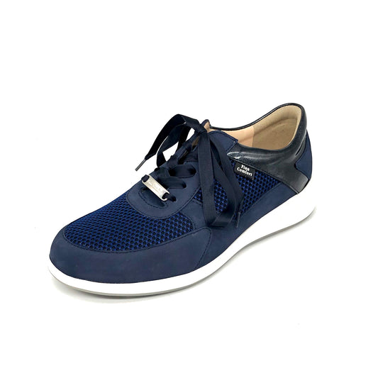 Damen Schnürer Sneaker Dunkelblau Finn Comfort 16967