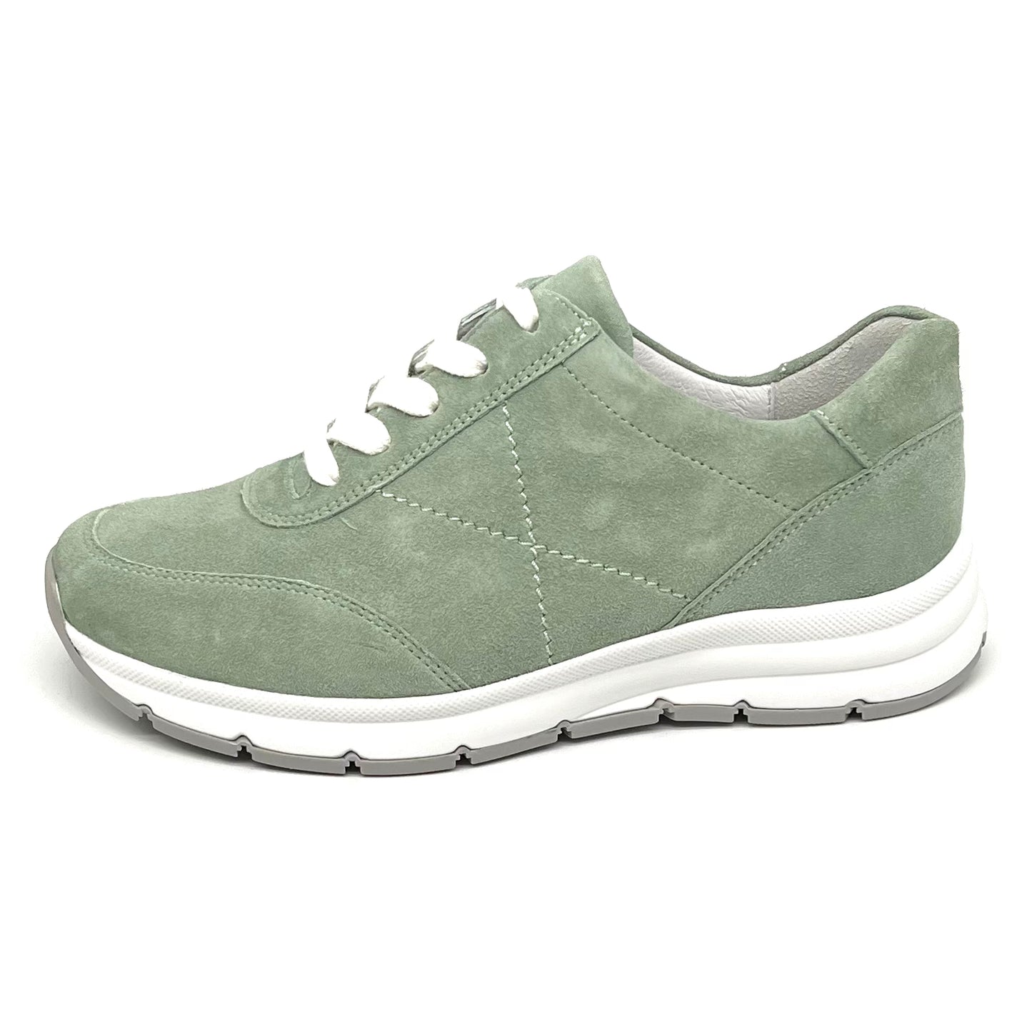 Damen Schnürer Halbschuh Sneakers Grün von Semler 17688