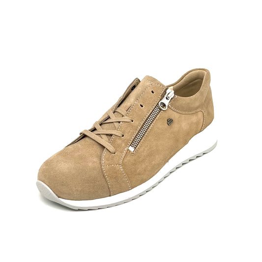 Damen Schnürer Halbschuh Sneakers Taupe von Finn Comfort 17701