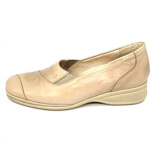 Damen Komfort Slipper Beige von Semler 11568