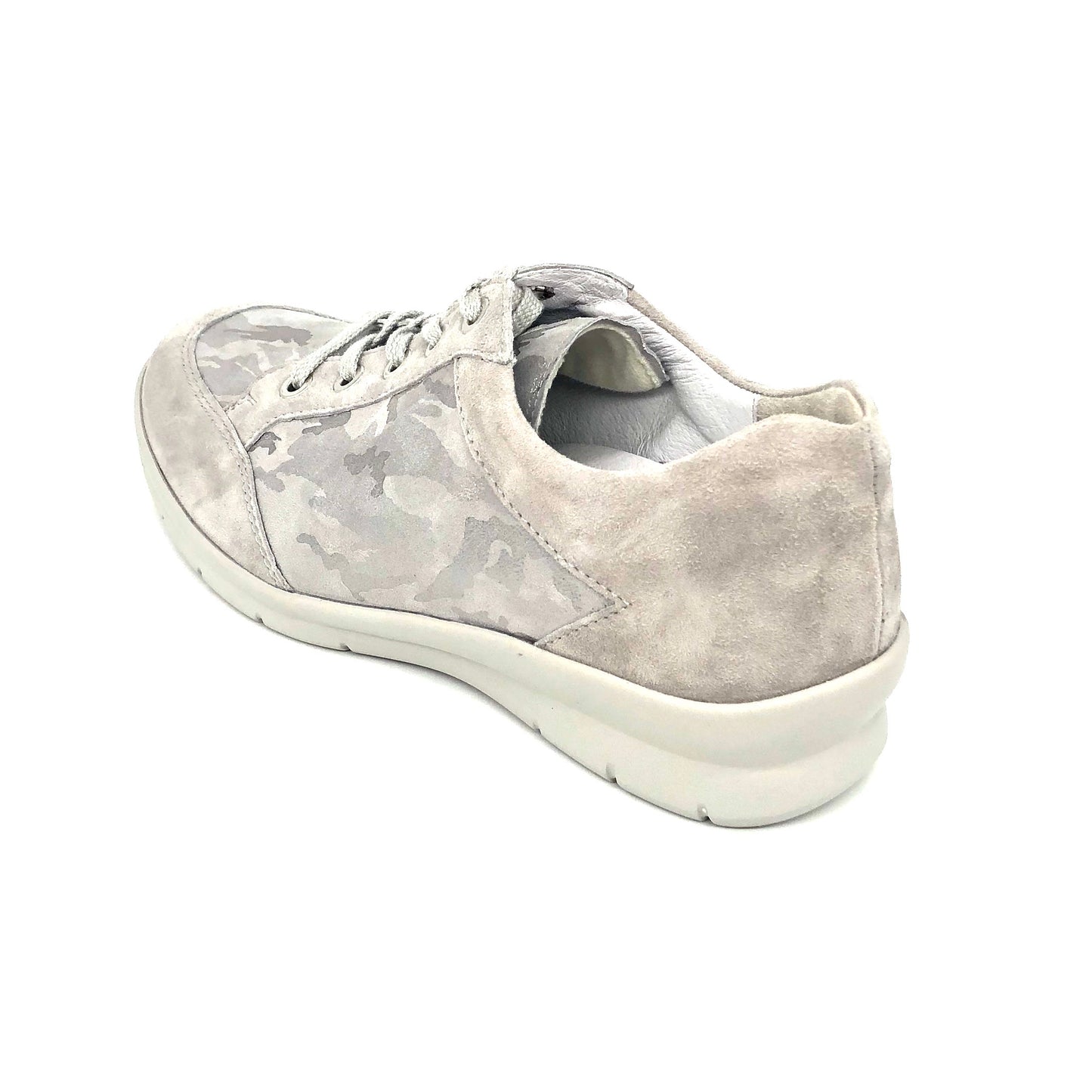Damen Komfort Schnürer Beige Semler 16960