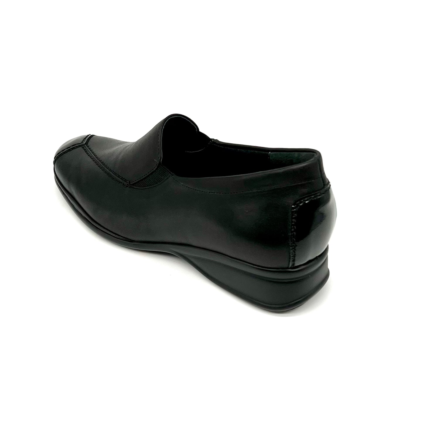 Damen Komfort Slipper Schwarz von Semler 11724