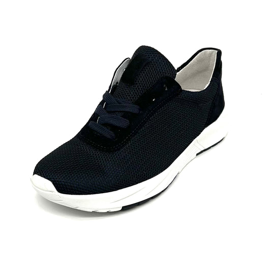 Damen Schnürer Halbschuh Sneakers Blau von Semler 17536