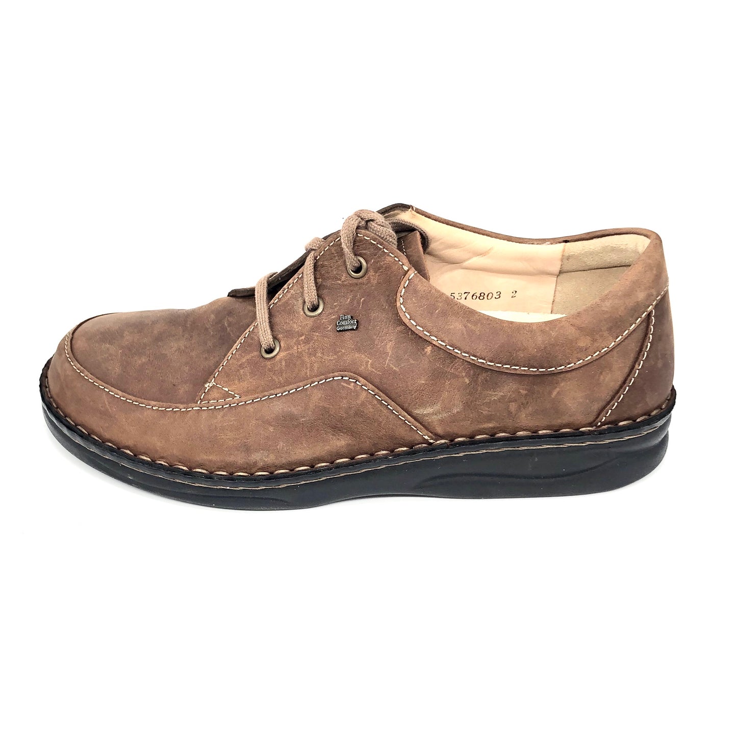 Herren Schnürer Halbschuh Braun Finn Comfort 15970